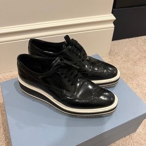 Authentic Prada Brogue Oxford Shoe